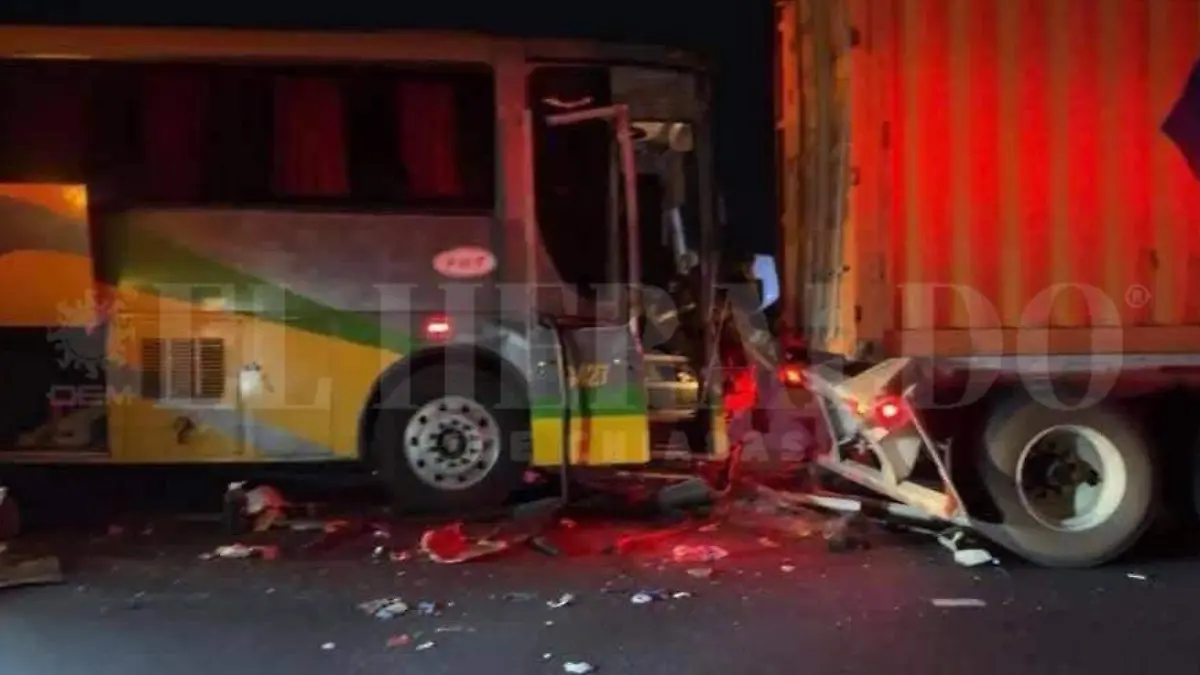 accidente de autobús